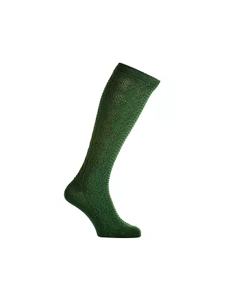 LUISE STEINER | Chaussettes hautes bleu acier | grün